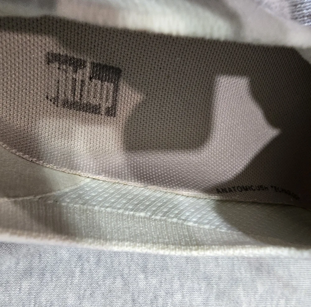 FitFlop F Sporty Womens Size 5 Casual Flat Athletic Sneaker Ivory Gold Glitter - Picture 6 of 7